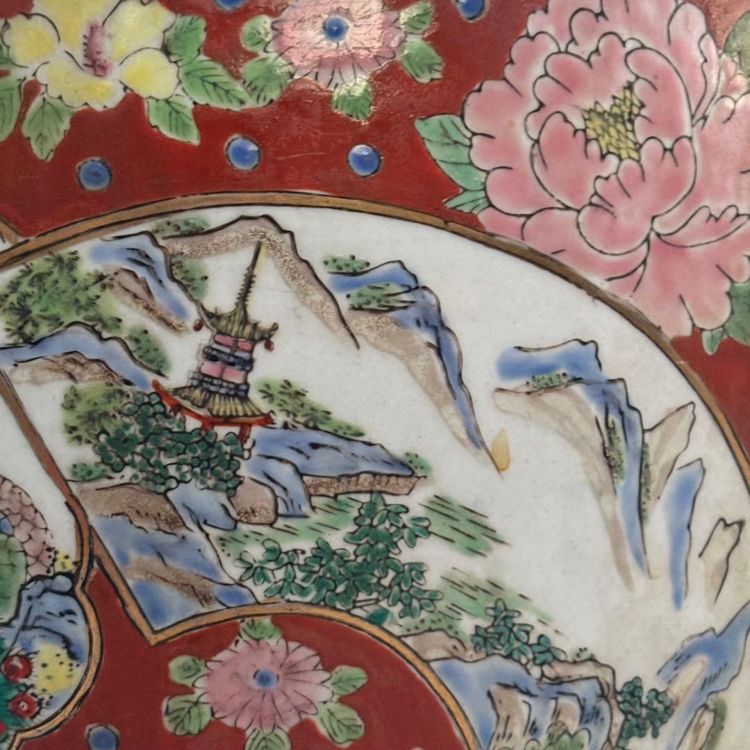 古伊万里◎兎図赤絵火鉢