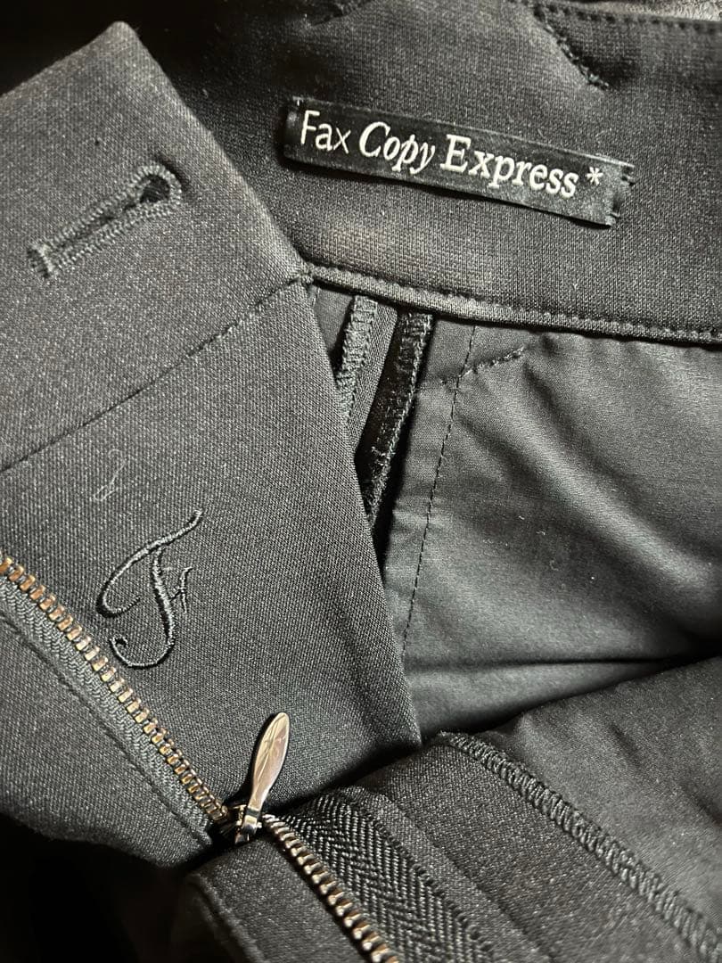fax copy express ワイドスラックス ブラック