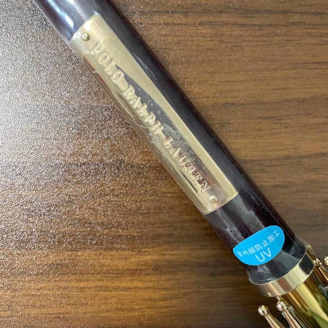 【新品タグ付】Polo Ralph Lauren UVカット傘 ライトグリーン