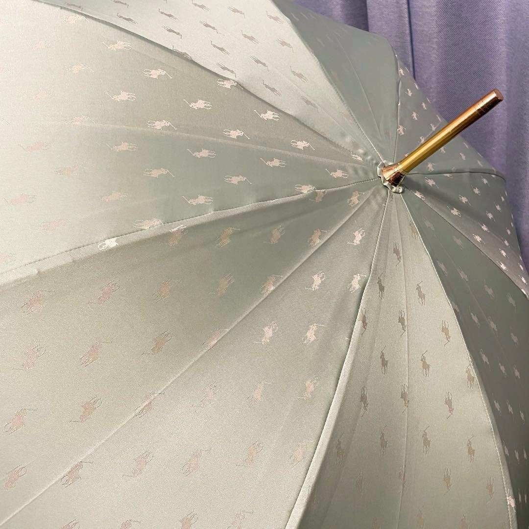 【新品タグ付】Polo Ralph Lauren UVカット傘 ライトグリーン
