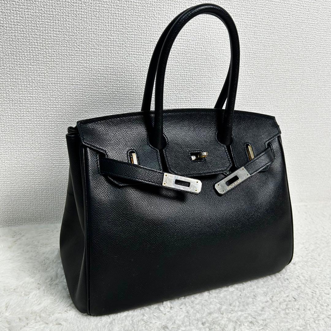 美品✨　EPONINE MILANO　ベルトデザイン　ハンドバッグ　Sサイズ