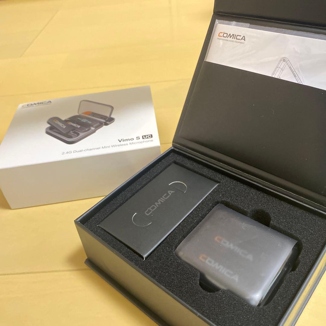 【超美品】ワイヤレスピンマイク COMICA VIMO S