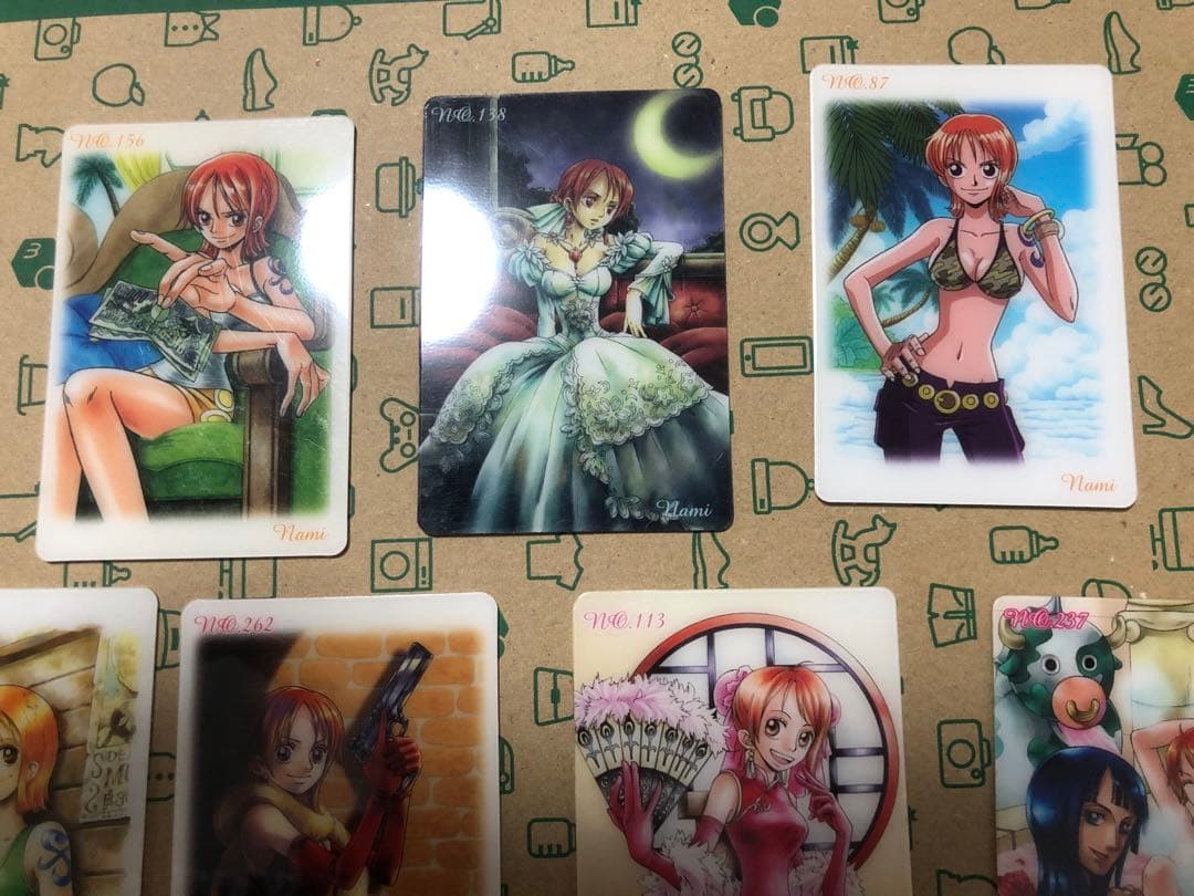 ナミ　ロビン ワンピースカードゲーム　プラスチックカード