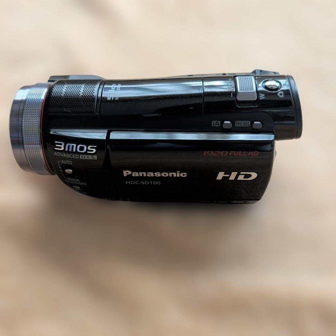 Panasonic フルHD ビデオカメラ ブラック HDC-SD100 美品