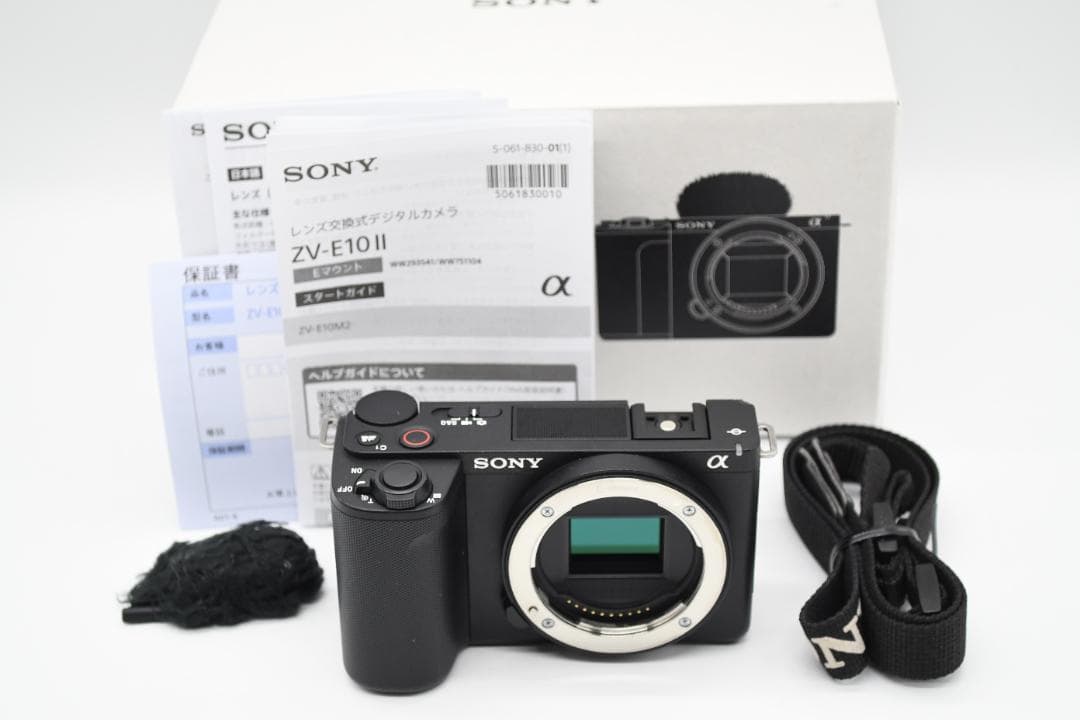 【美品】 SONY ZV-E10 II ZV-E10M2 ボディのみ ブラック