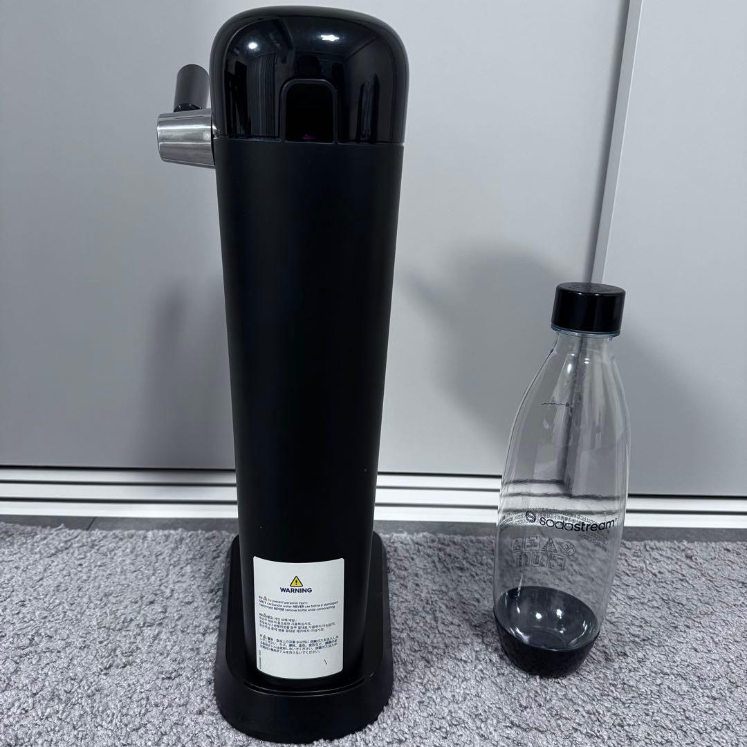 SodaStream Art ブラック 炭酸水メーカー ボトル付き　ガス付き