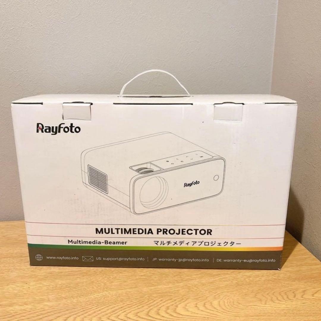 新品⭐️プロジェクター 小型 bluetooth スピーカー内蔵 ホームシアター