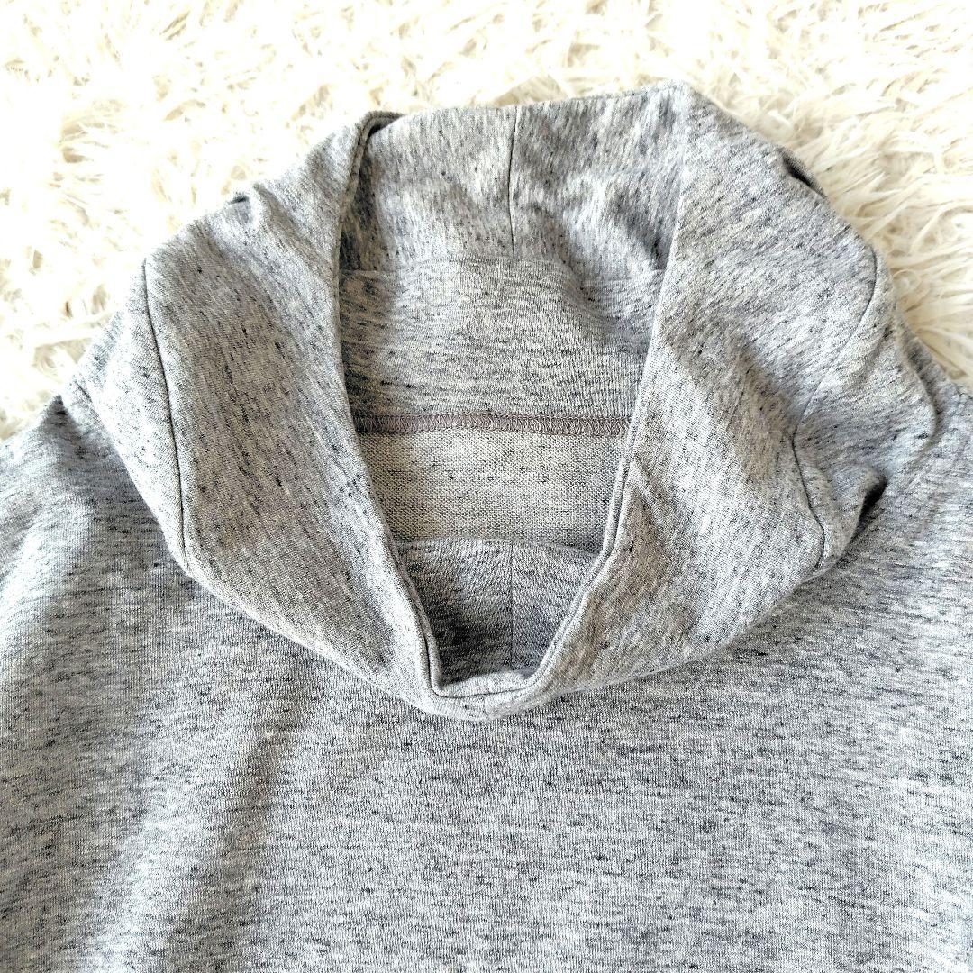 美品 センソユニコ 慈雨 ジウ プルオーバー 異素材 パッチワーク グレー 40