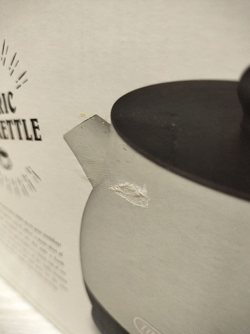 未使用 17年製 Toffy 電気ケトル 0.8L K-KT1 アッシュホワイト