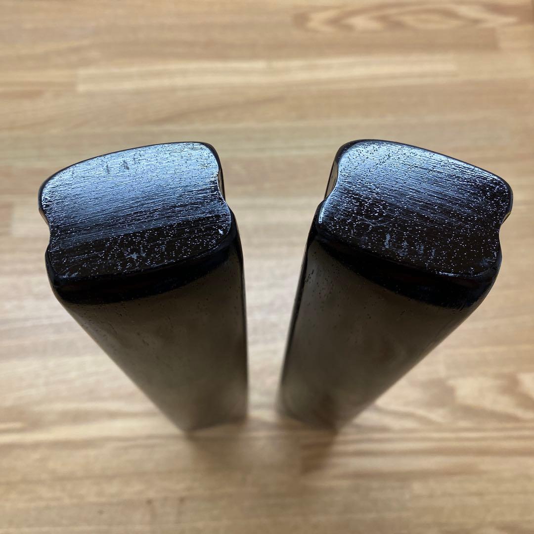 拍子木　極上紫檀　８寸(24cm)