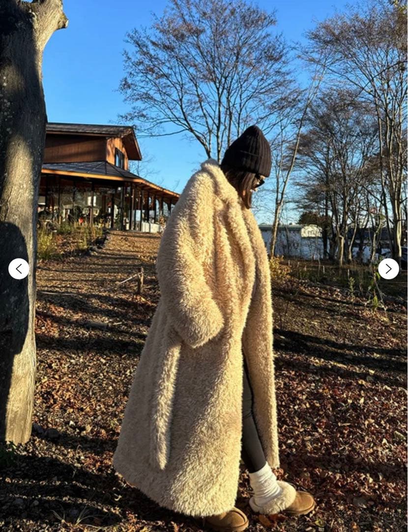 BEGELM Fake Fur Long Gown 新品未使用