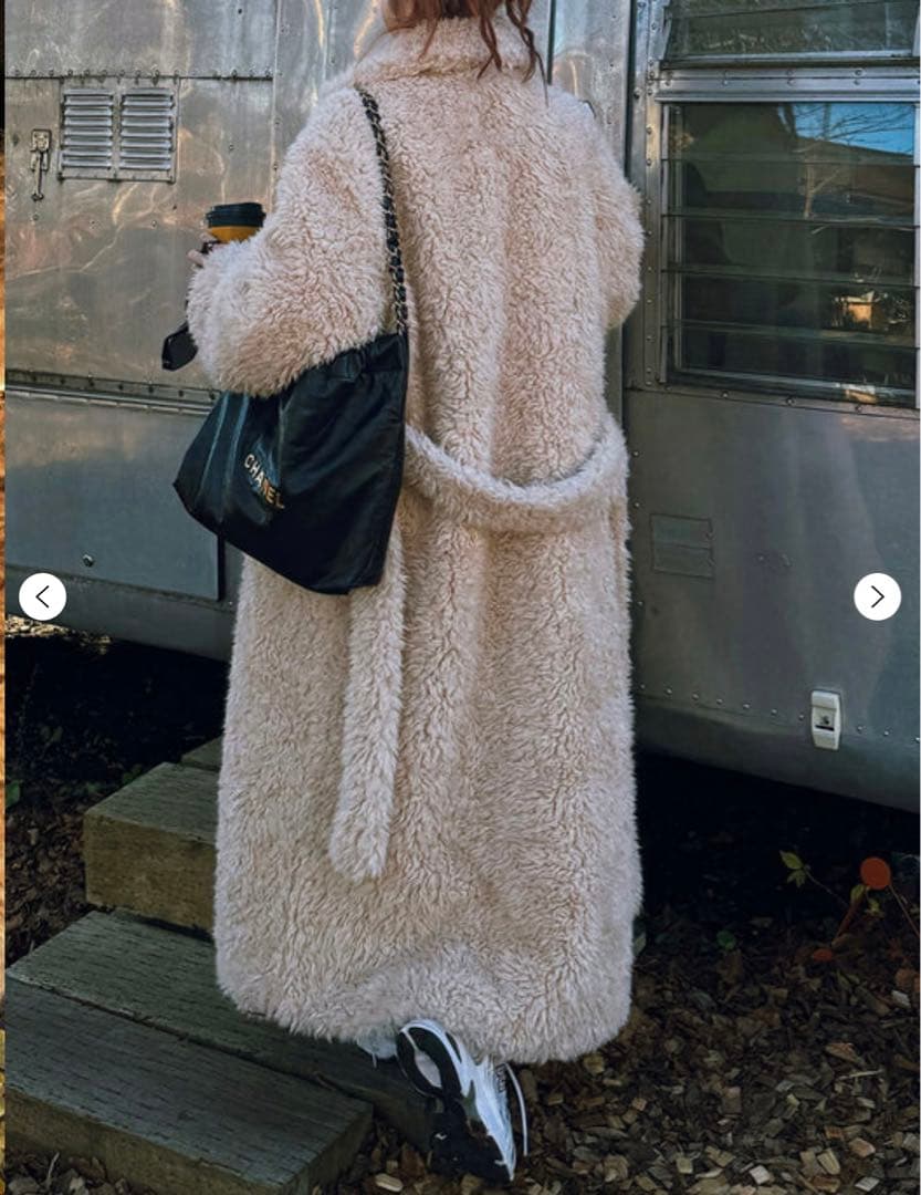 BEGELM Fake Fur Long Gown 新品未使用