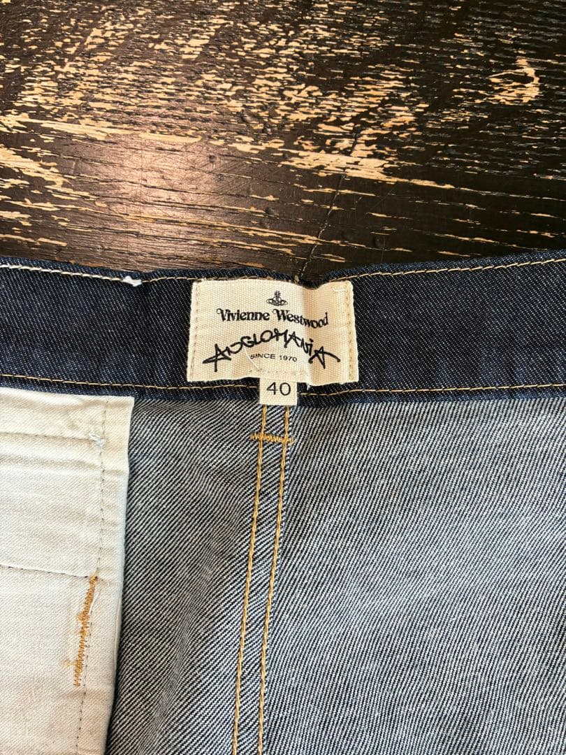 美品 アングロマニア デニム ショートパンツ 40