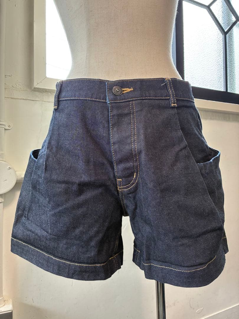 美品 アングロマニア デニム ショートパンツ 40