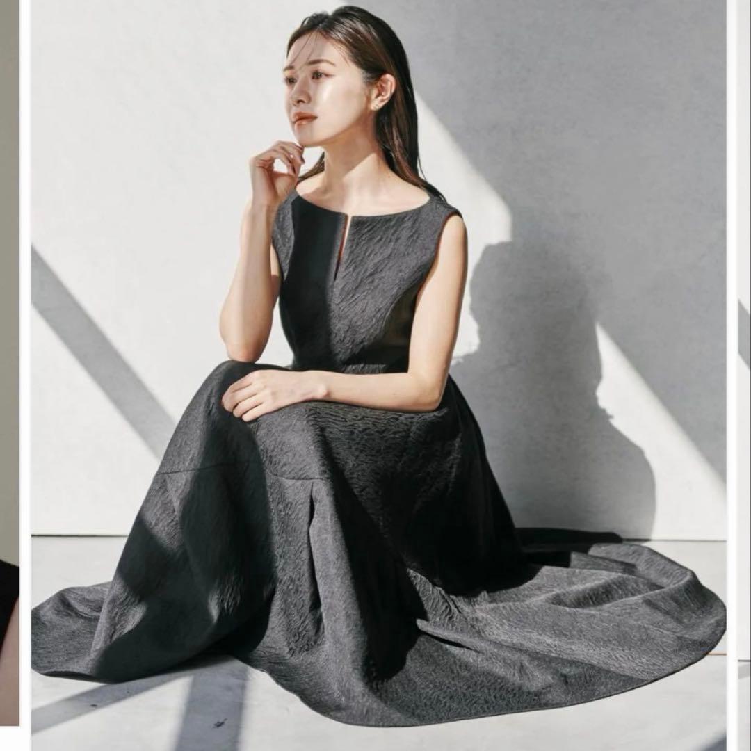 ワンピース Keyneck Jacquard Dress laubeblanc