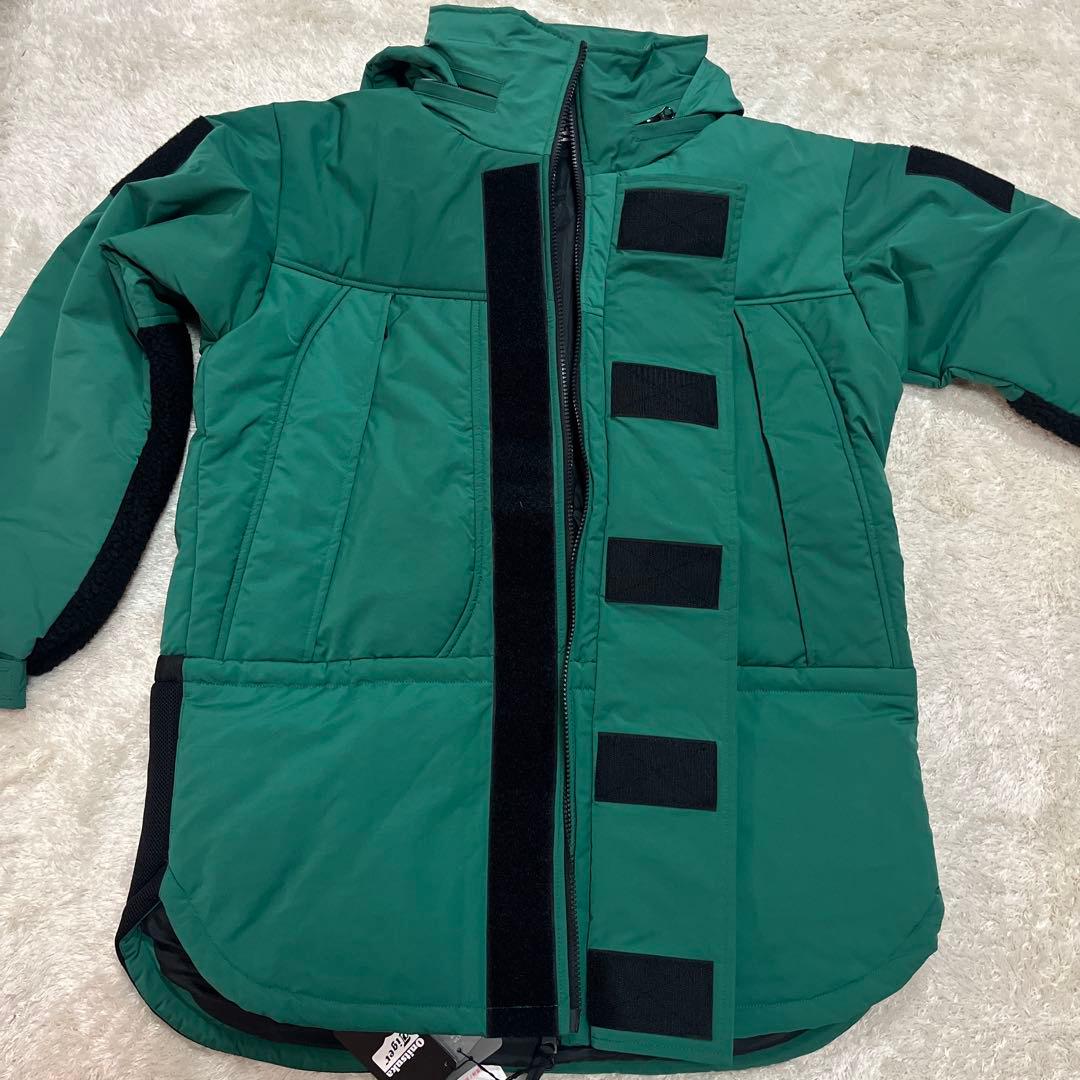 新品　Onitsuka Tiger ダウンジャケット　グリーン　Lサイズ
