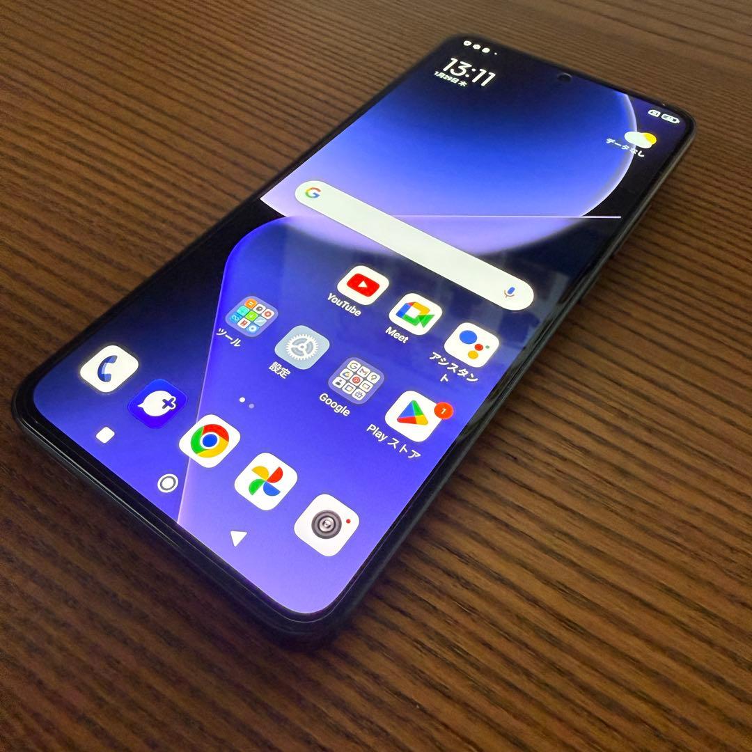 超美品 Xiaomi 13T XIG04 au 本体 SIMフリー ブラック
