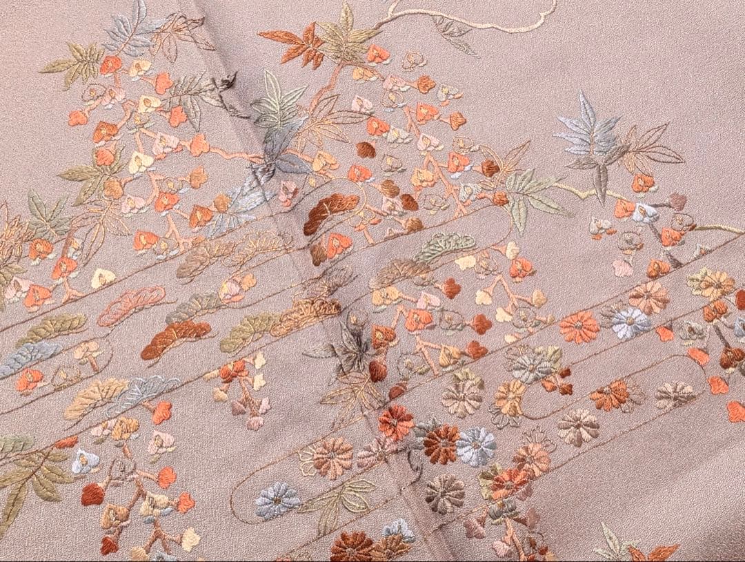 ⭐︎K0960 美品 逸品 上品 豪華総刺繍 正絹 訪問着