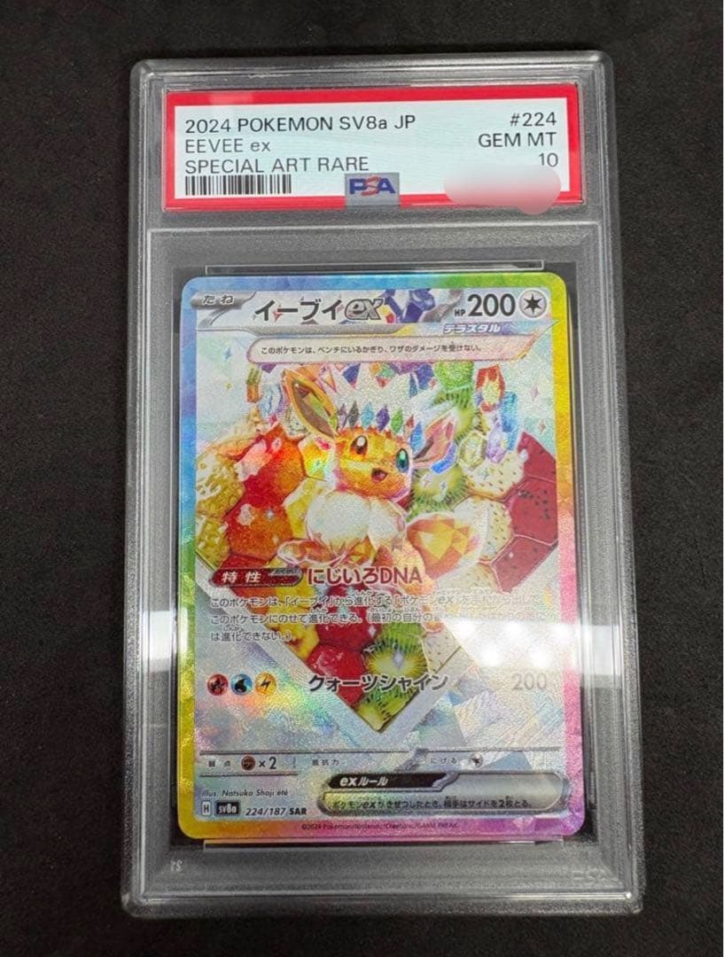 ポケモンカード PSA10 テラスタルフェス イーブイex SAR