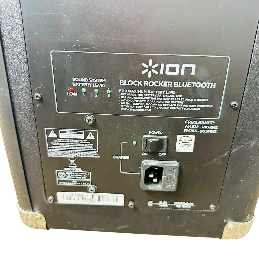 ION ポータブルPAスピーカー Block Rocker Bluetooth
