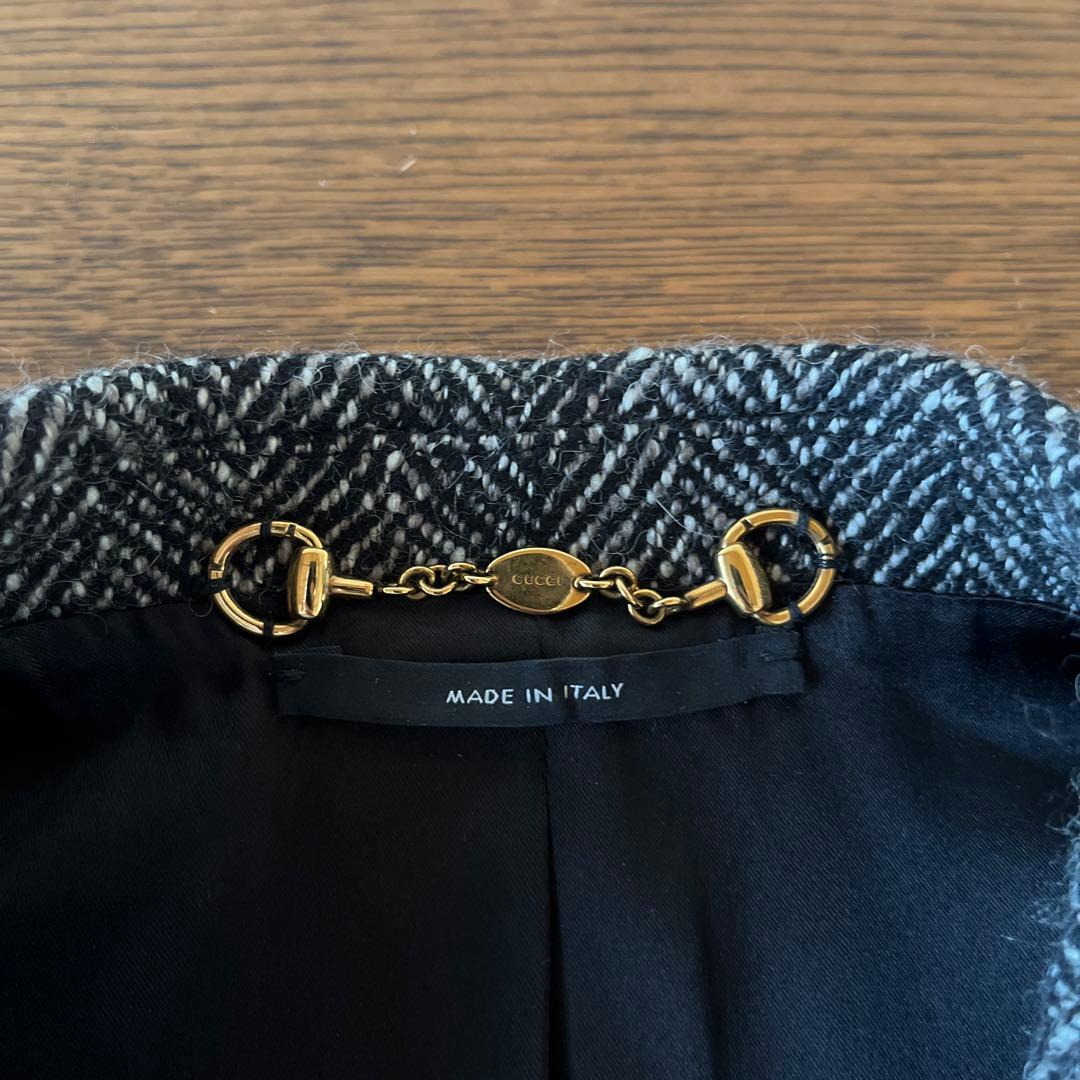 GUCCI グッチ ツイード テーラードジャケット 40