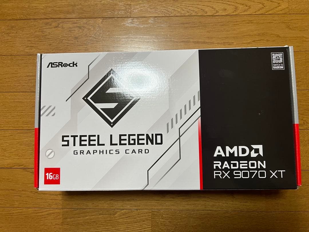 グラフィックボード・グラボ・ビデオカード Asrock Radeon RX 9070 XT SteelLegend16GB
