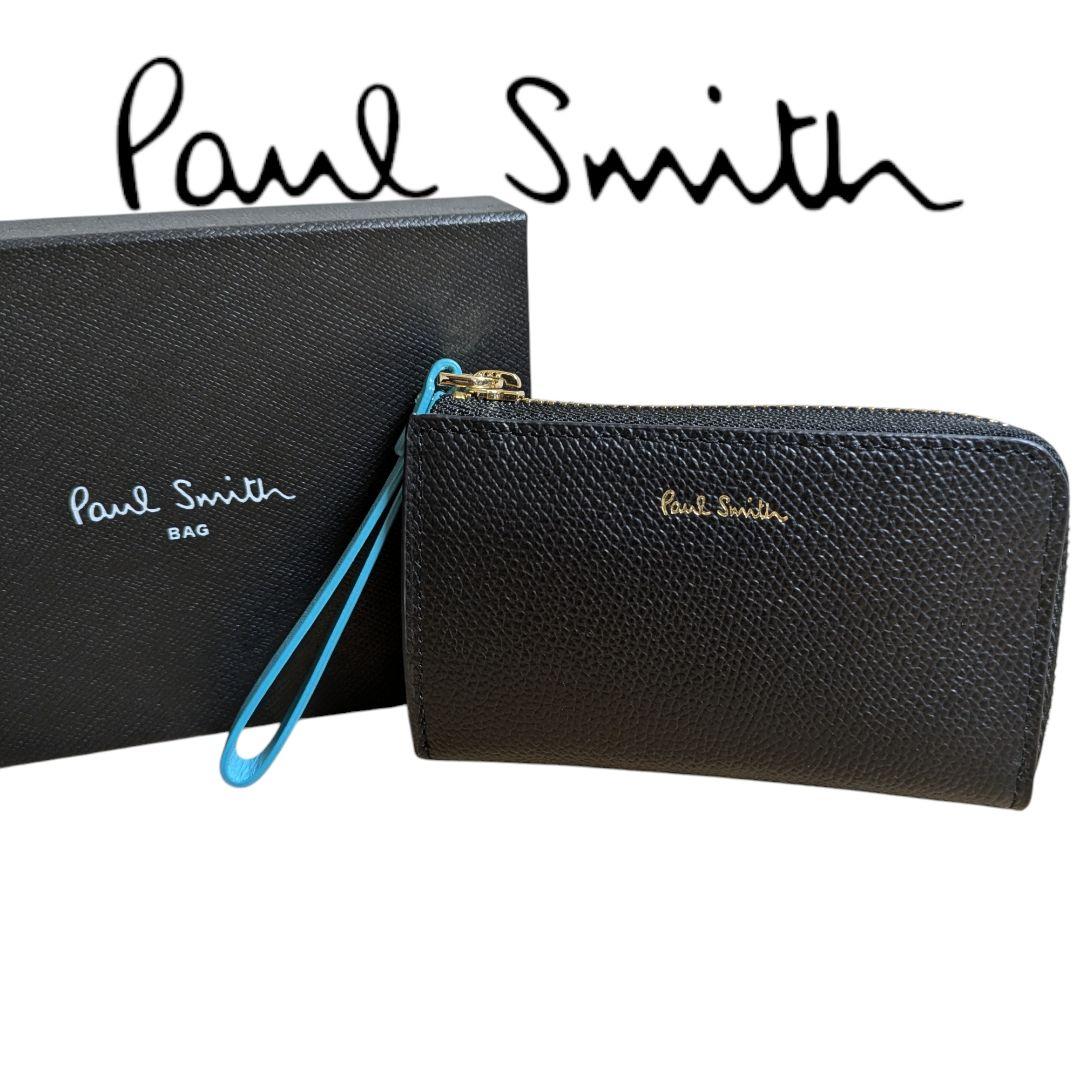 新品 ポールスミス マルチケース ケース ポールクオート ブラック