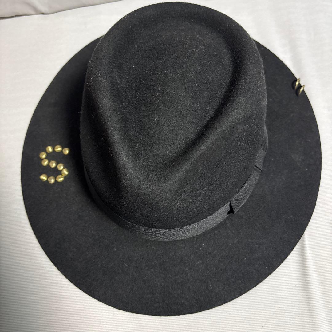 Gain tip design スタッズ ウールハット ルード