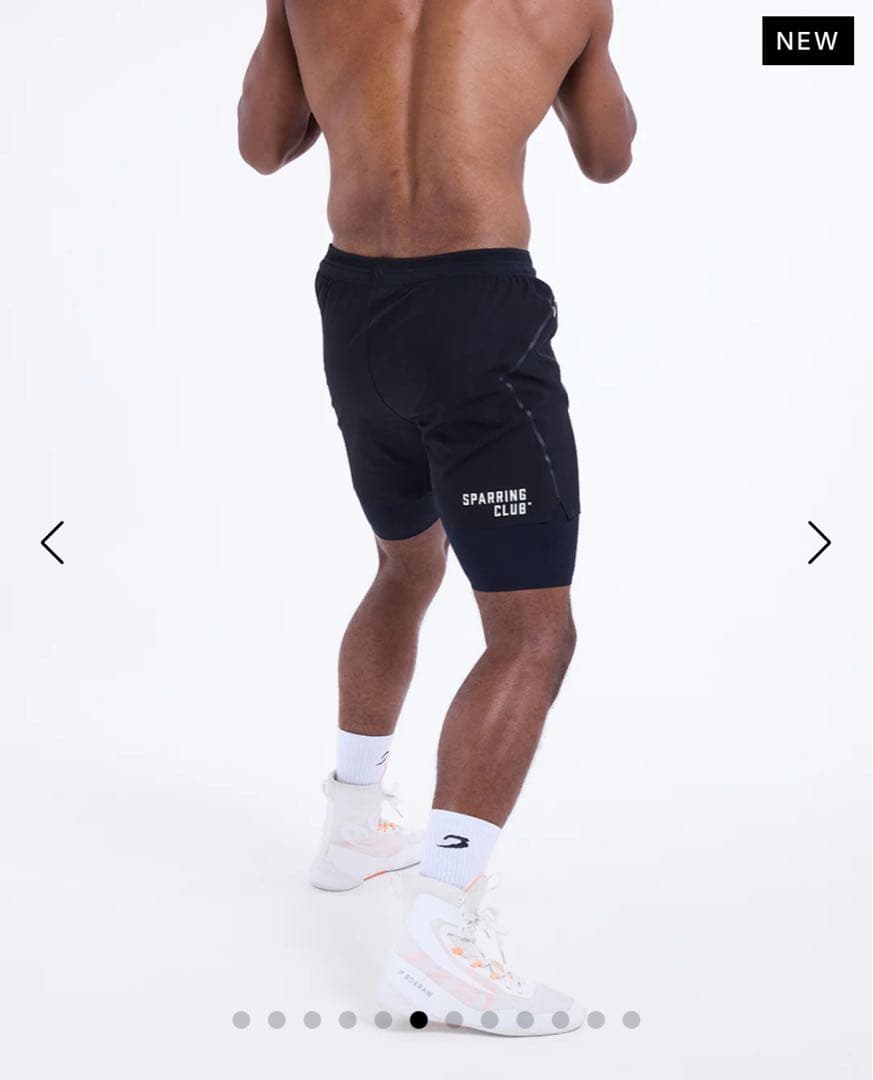 BOXRAW 新品 スパーリングクラブ 2イン1ショーツ