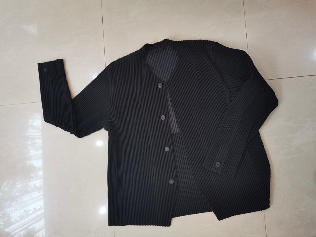 HOMME PLISSE ISSEY MIYAKE ジャケット ブラック