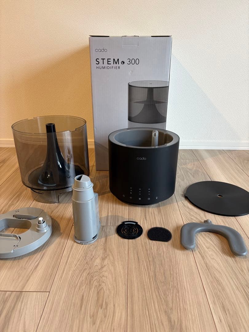 【付属品全てあり】Cado STEM 300 加湿器 BLACK PREMIUM