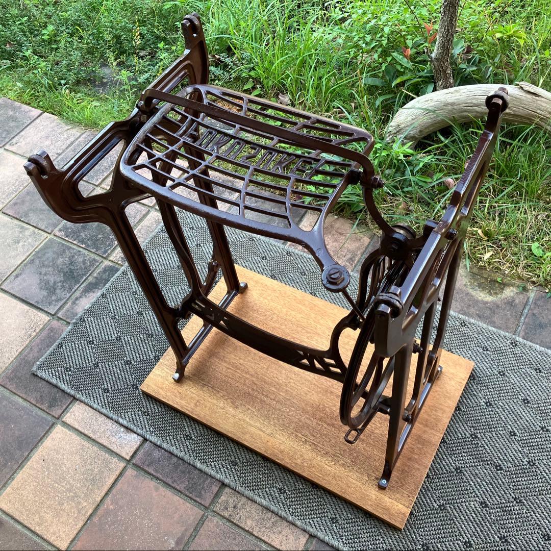 ミシンテーブル 天板はラワン材 FUKUSUKE ヴィンテージテーブル