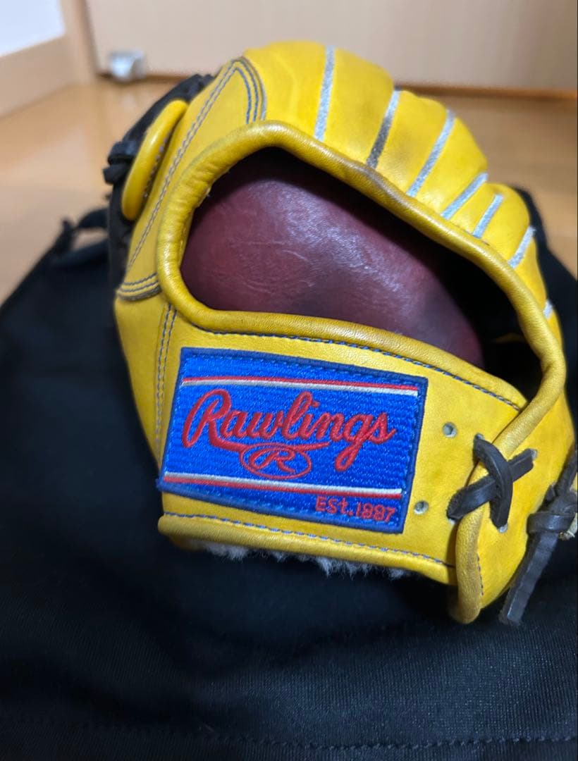 ローリングス 硬式用 外野手用グラブ 左 袋付き