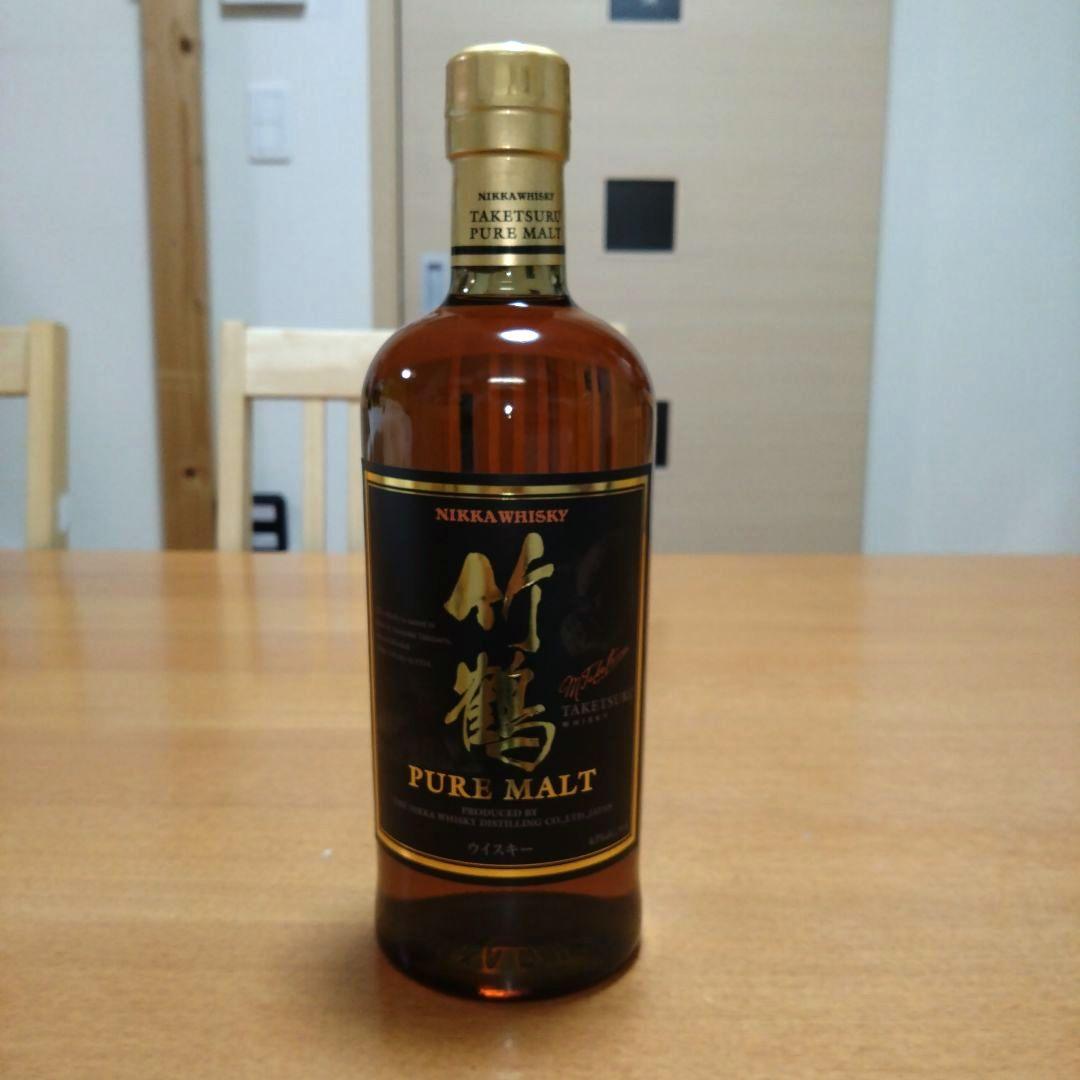 【稀少】◆ニッカウヰスキー◆竹鶴ピュアモルト◆黒ラベル◆終売品◆700ml◆1本