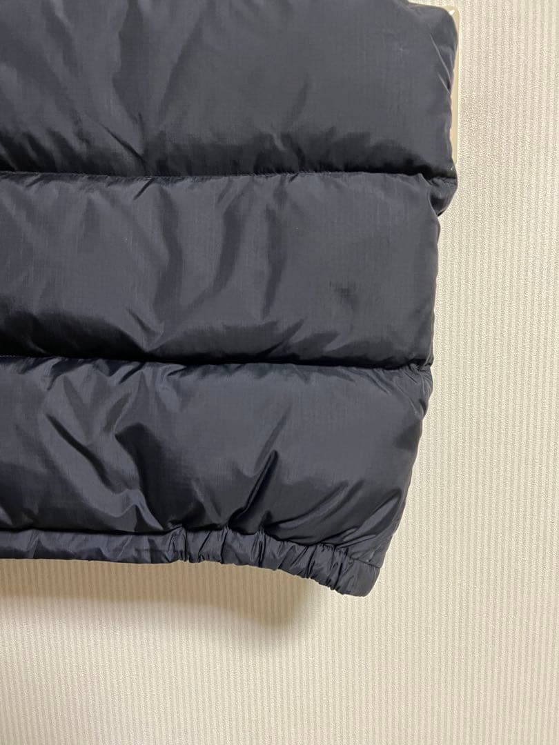 【希少】THE NORTH FACE ダウンベスト L 黒　裏地ペイズリー