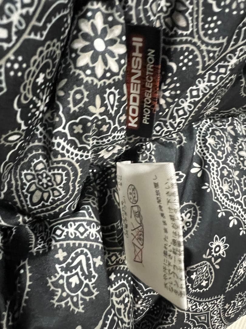 【希少】THE NORTH FACE ダウンベスト L 黒　裏地ペイズリー