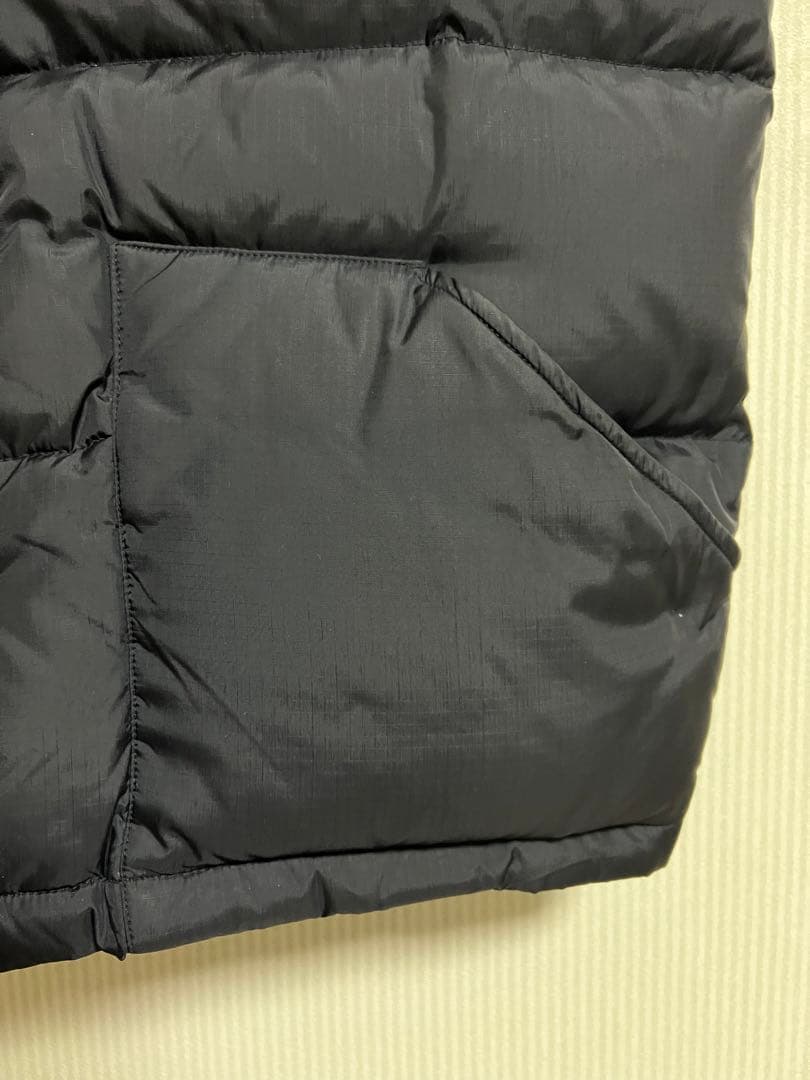 【希少】THE NORTH FACE ダウンベスト L 黒　裏地ペイズリー