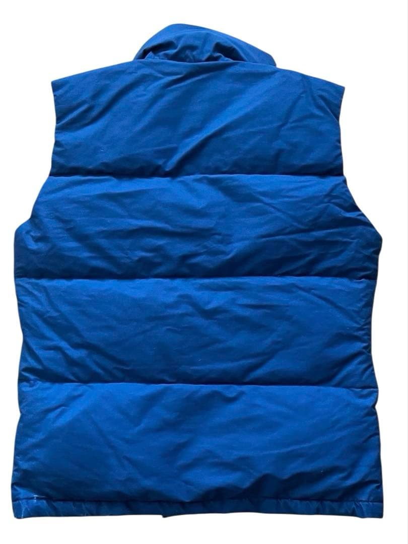 THE NORTH FACEノースフェイス茶タグ ダウンベストS紺ネイビー