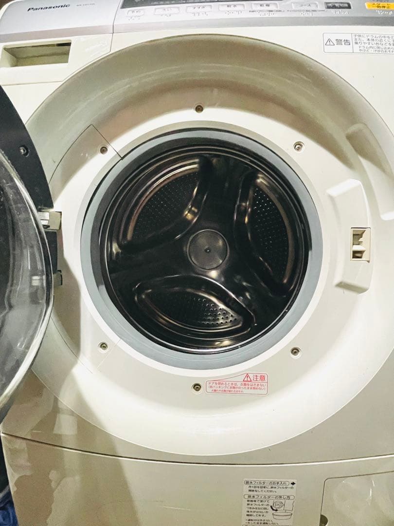 Panasonic 6㎏ドラム洗濯乾燥機【NA-VD110L】 使用期間2年美品