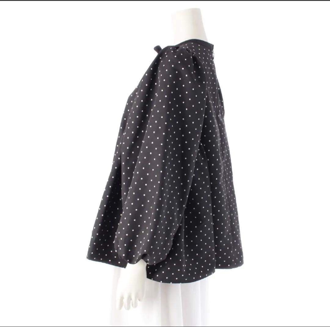 ヨリYori✨新品未使用ドットサイドギャザーブラウス