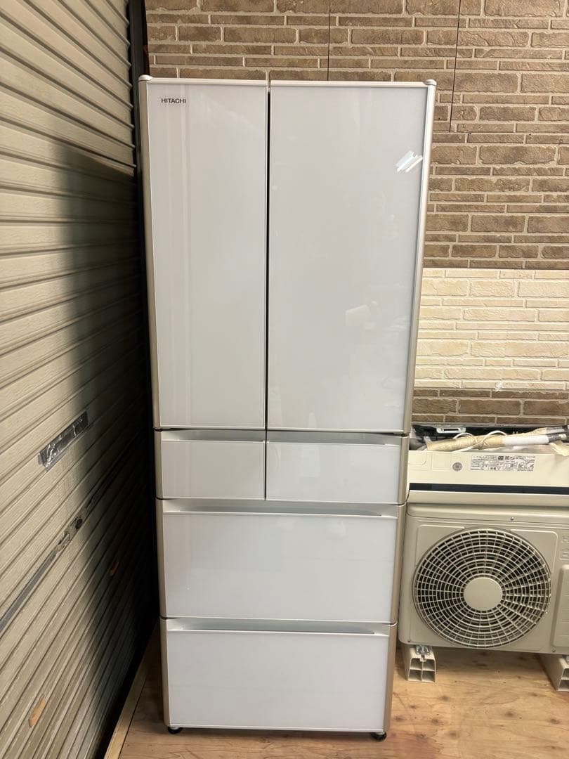 日立・6ドア冷蔵庫/フレンチドア(観音開き) 505L / 2019年製