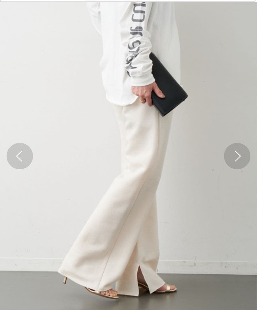 Deuxieme Classe⭐︎Prime wool⭐︎フリースパンツ⭐︎MUSE