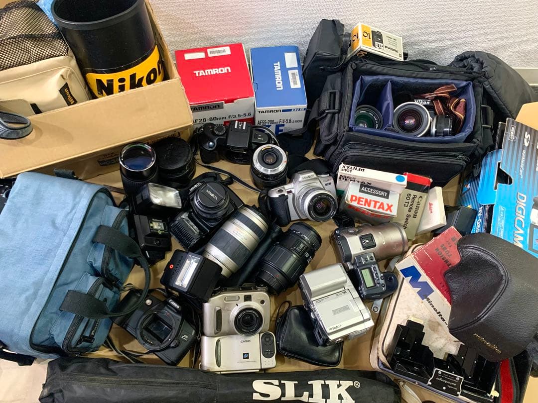 【まとめ売り】フィルムカメラ デジカメ ニコン キヤノン 他 ジャンク品