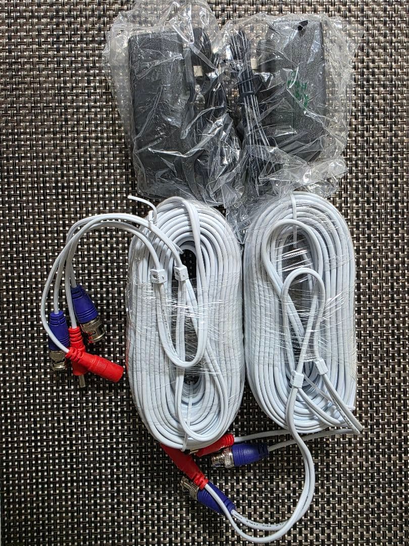 SWANN 防犯カメラケーブル 2本セット BNCコネクタ