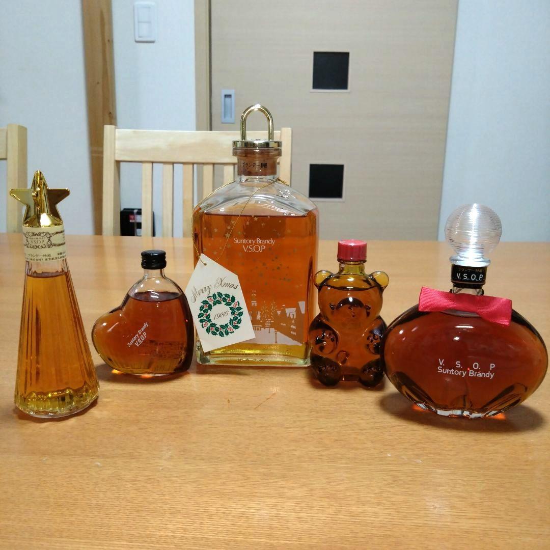 ◆ブランデー◆ニッカ☆ねがい星◆サントリー☆ハート☆クリスマス☆熊☆デキャンタ