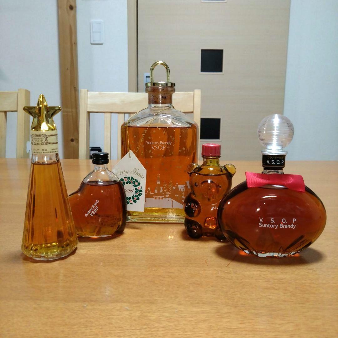 ◆ブランデー◆ニッカ☆ねがい星◆サントリー☆ハート☆クリスマス☆熊☆デキャンタ