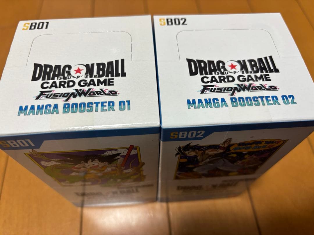 マンガブースター MANGA BOOSTER 01 & 02 未開封 Box