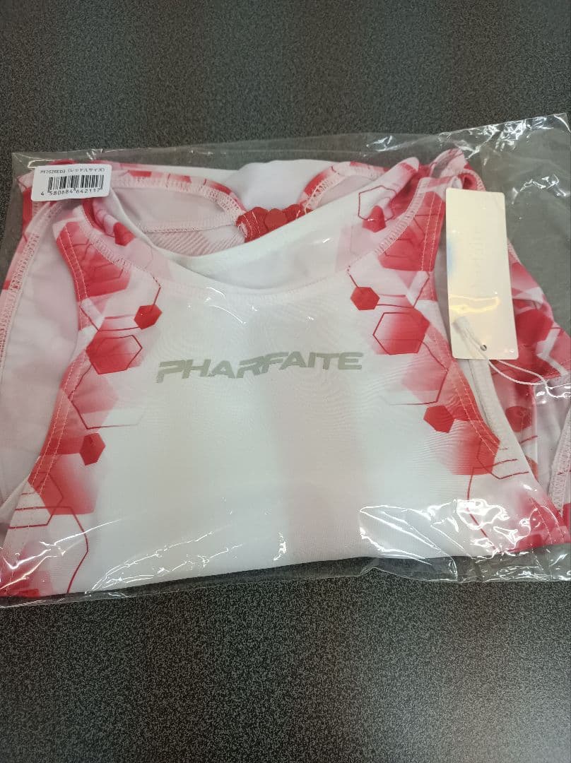 【パルフェットPharfaite 競泳水着②点】ヘキサゴン&ピンクダークセット