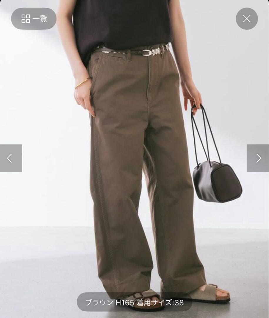 FRAMeWORK OVER SIZED CHINO パンツ チノパン 36