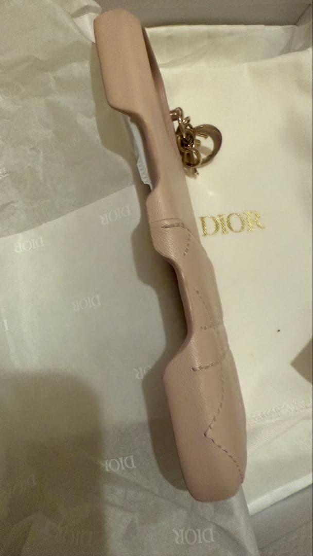 Dior ピンク iPhoneケース ディオール カナージュラムスキン16pro